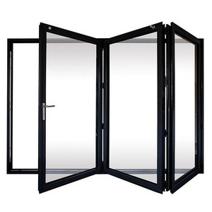 Aluminium Frame/Wooden Frame Folding Glass Windows Folding Doors