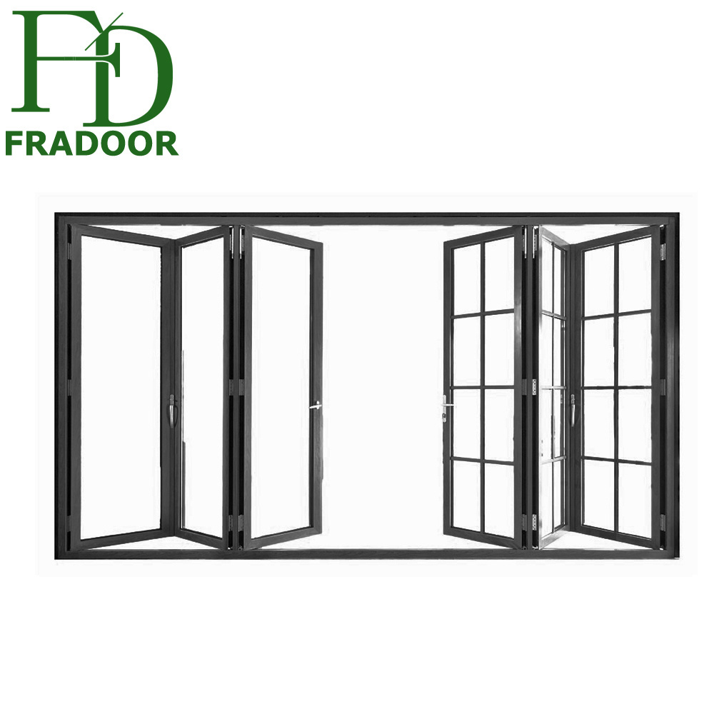 Double Glazing Thermal Break Aluminum Accordion Windows Cost in Guyana