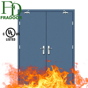 Security door malaysia commercial cheap 2 hours steel used fire rated door