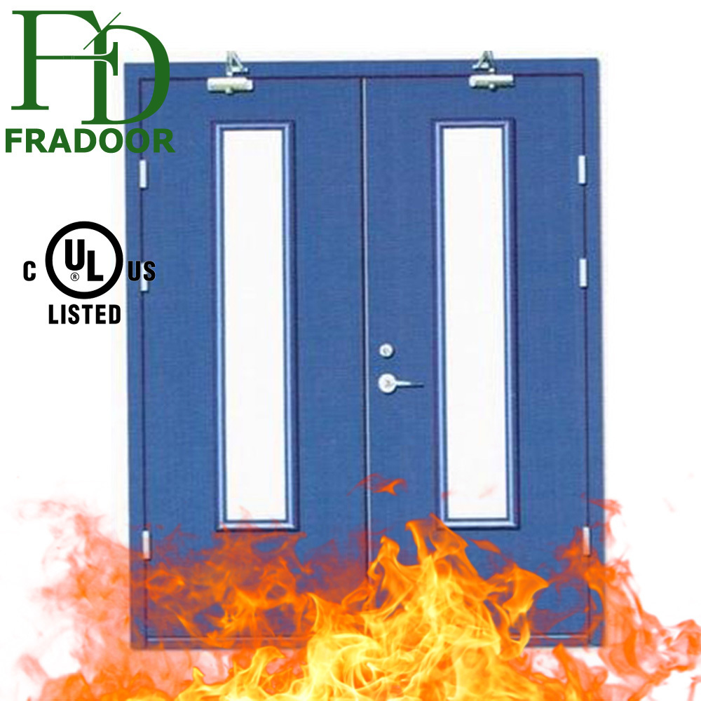 Security door malaysia commercial cheap 2 hours steel used fire rated door