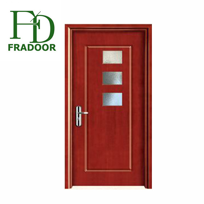 Cheap walnut wood interior single wooden door design philippines