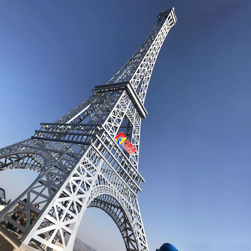 Outdoor giant 3m 6m 9m 10m french large torre eiffel Tower model for city centre decoration