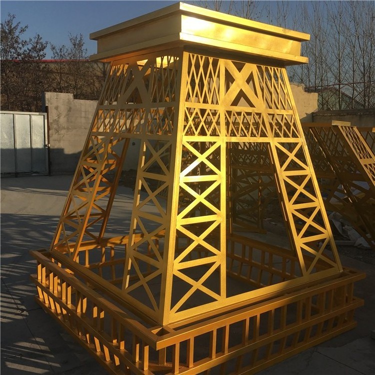 Customized big size iron Eiffel tower large giant eiffel tower model of metal Crafts for outdoor entrance decor