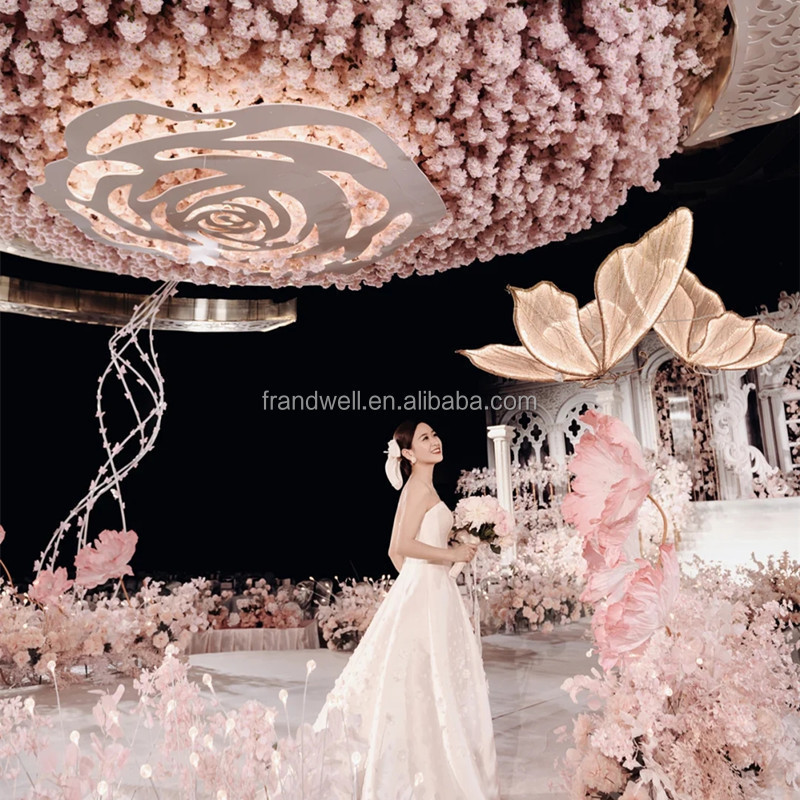 New wedding props butterfly dance background wing model iron 