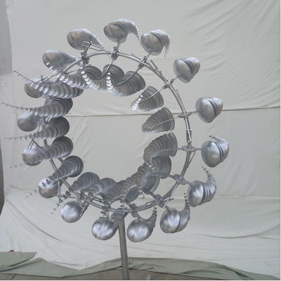 the swinging sticks large polished kinetic energy sculpture Animated Stainless Steel Wind Sculpture