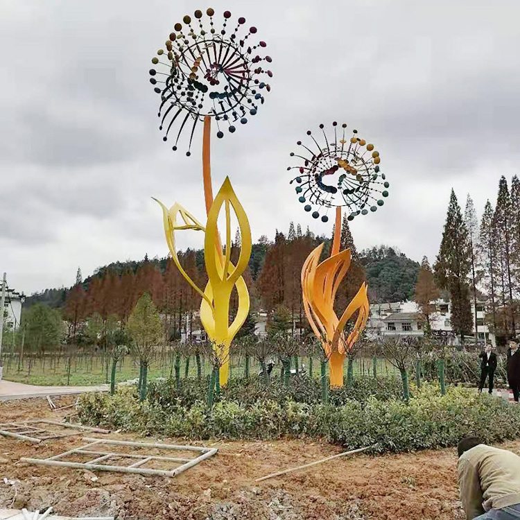 Cheap price swinging sticks stainless steel wind spinner kinetic sculpture for outdoor landscape decoration