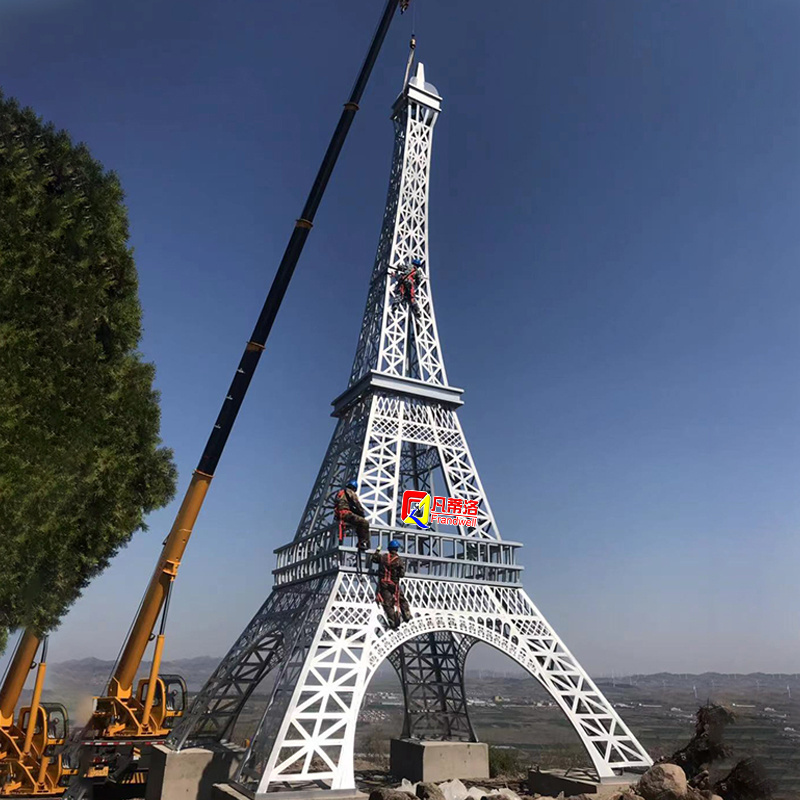 Outdoor giant 3m 6m 9m 10m french large torre eiffel Tower model for city centre decoration