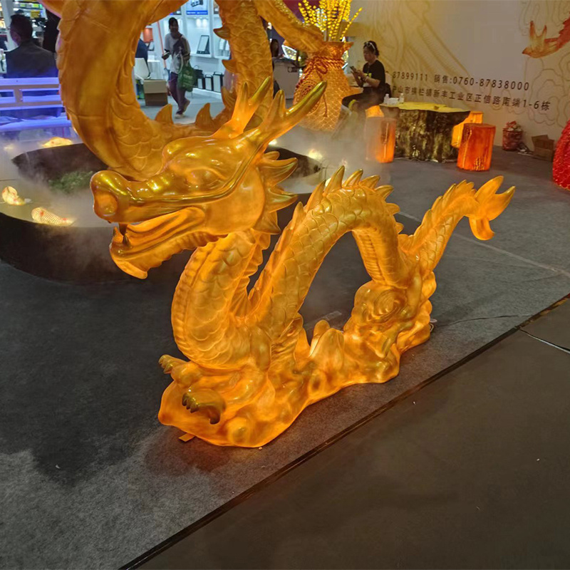 2024 New Chinese Zodiac Dragon Year Decorations Lighting Dragon Lantern PE Animal Lanterns for Sale