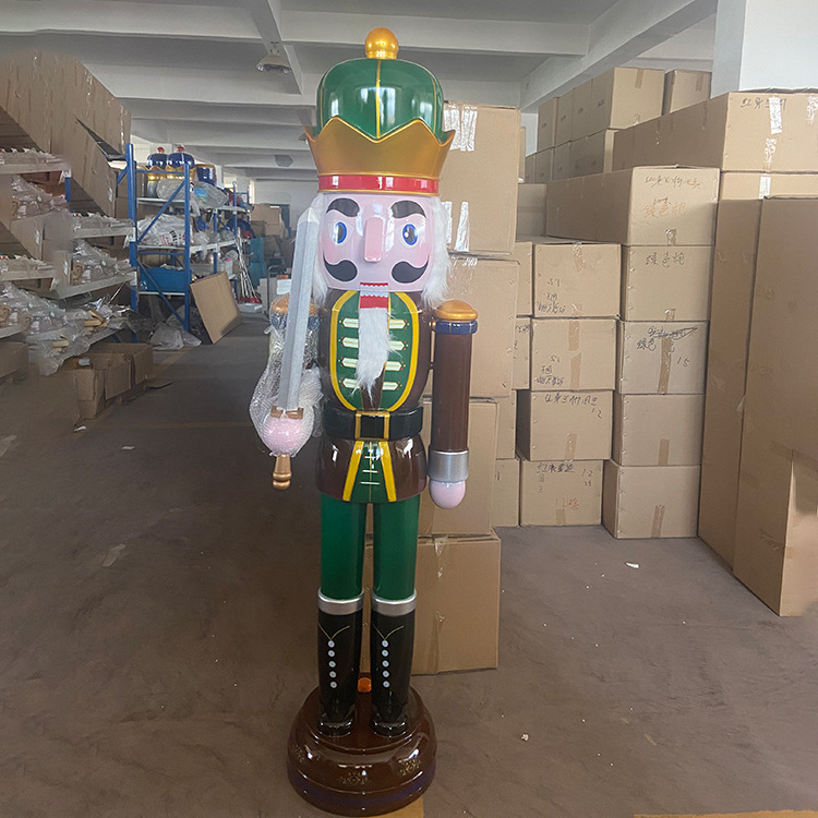 christmas nutcracker 6ft decorations/ big 2m 3m christmas  nutcracker soldier crafts/ giant nutcrackers christmas statue