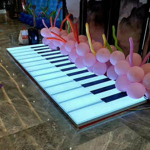 2019 wholesale New design Portable commercial led interactive floor foot interactive piano