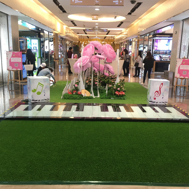 outdoor waterproof giant LED floor piano