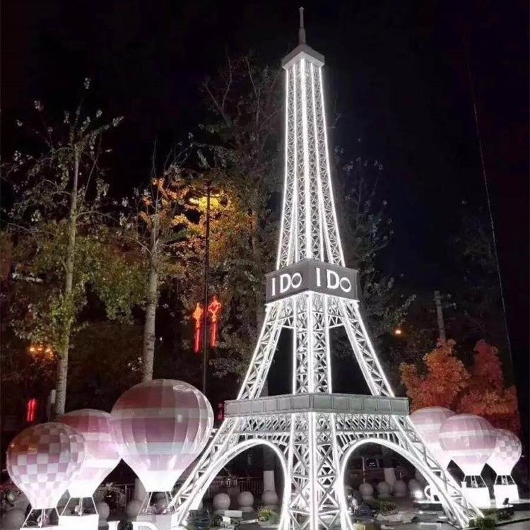 wholesale price large eiffel tower in paris for outdoor hotel decoration