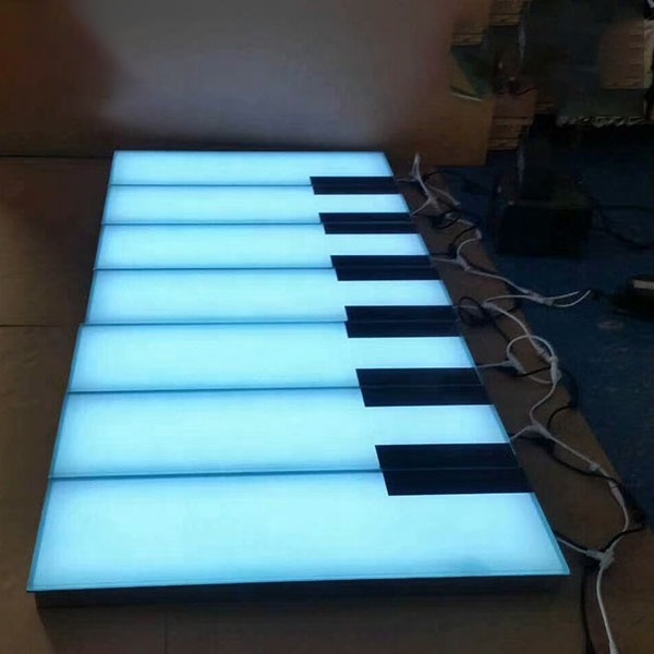 Led Lighting Dance Giant Floor Piano disco dance lights floor piano for amusement park props