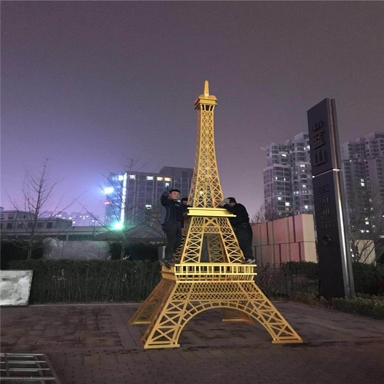 Customized big size iron Eiffel tower large giant eiffel tower model of metal Crafts for outdoor entrance decor