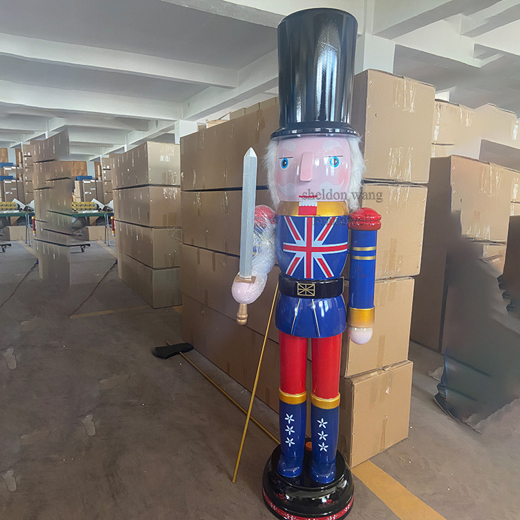 christmas nutcracker 6ft decorations/ big 2m 3m christmas  nutcracker soldier crafts/ giant nutcrackers christmas statue