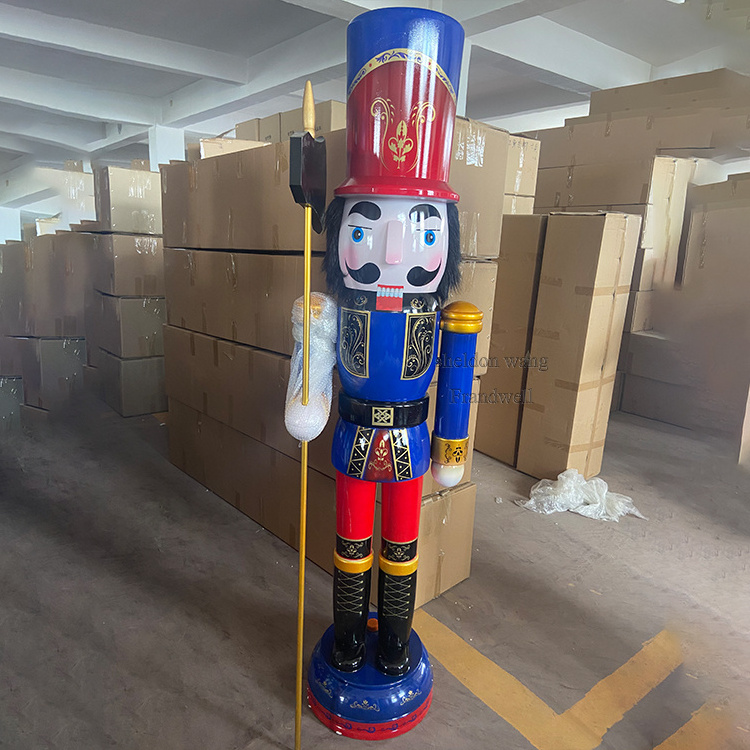 christmas nutcracker 6ft decorations/ big 2m 3m christmas  nutcracker soldier crafts/ giant nutcrackers christmas statue