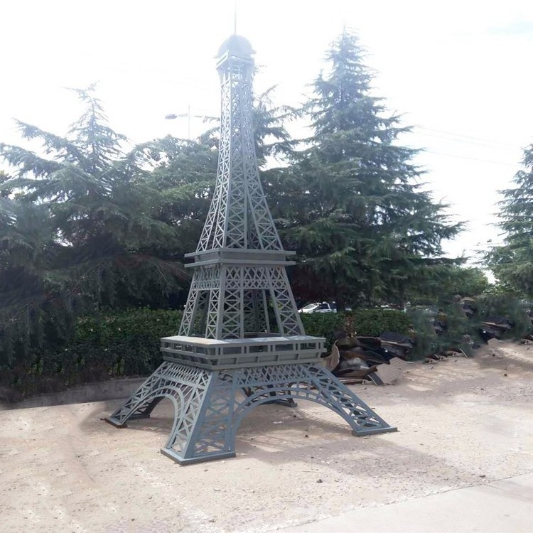 Outdoor giant lighted 3m 6m 10m 15m french large torre eiffel Tower model for city centre decoration