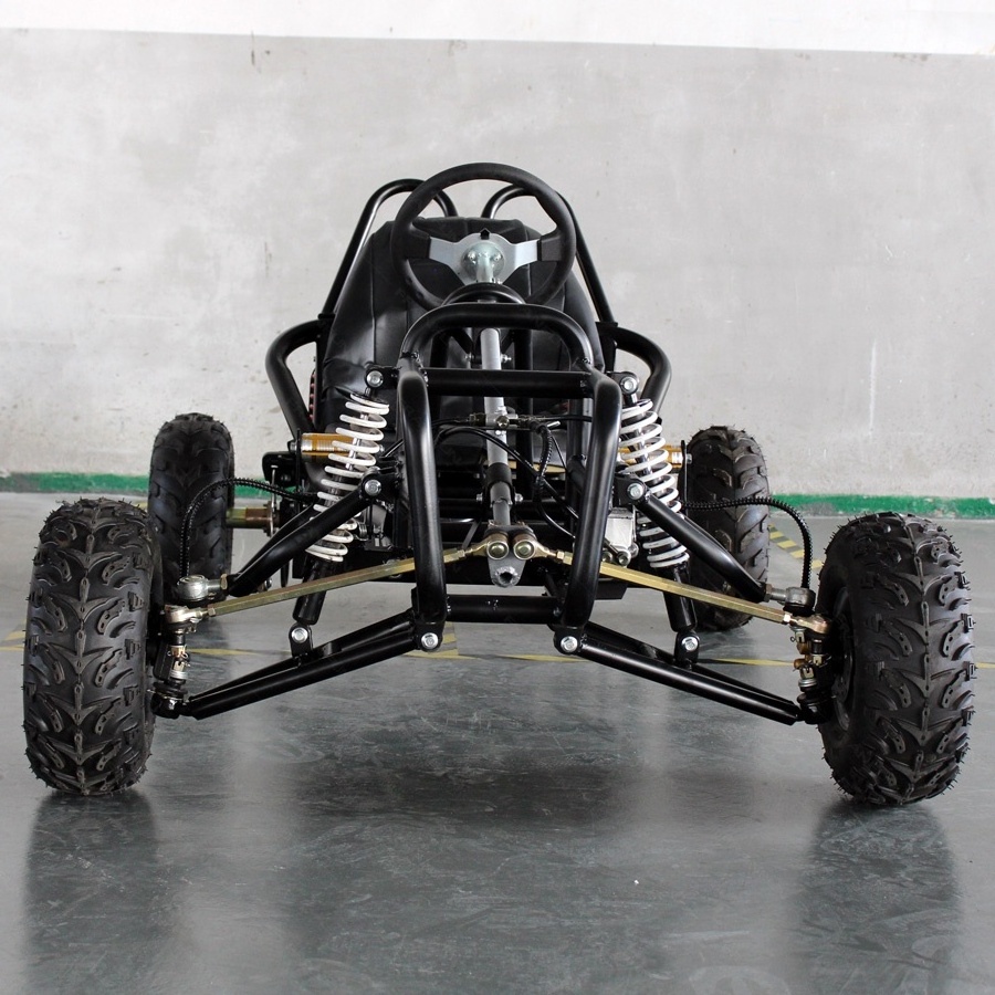 Petrol powered 270CC Fully shock-absorbing small drift Go Karting 60KM/H Buggy with wet Clutch