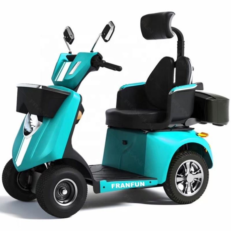 NEW 800w Old people shopping 4 wheel mobility handicapped electric scooters small EV vehicle