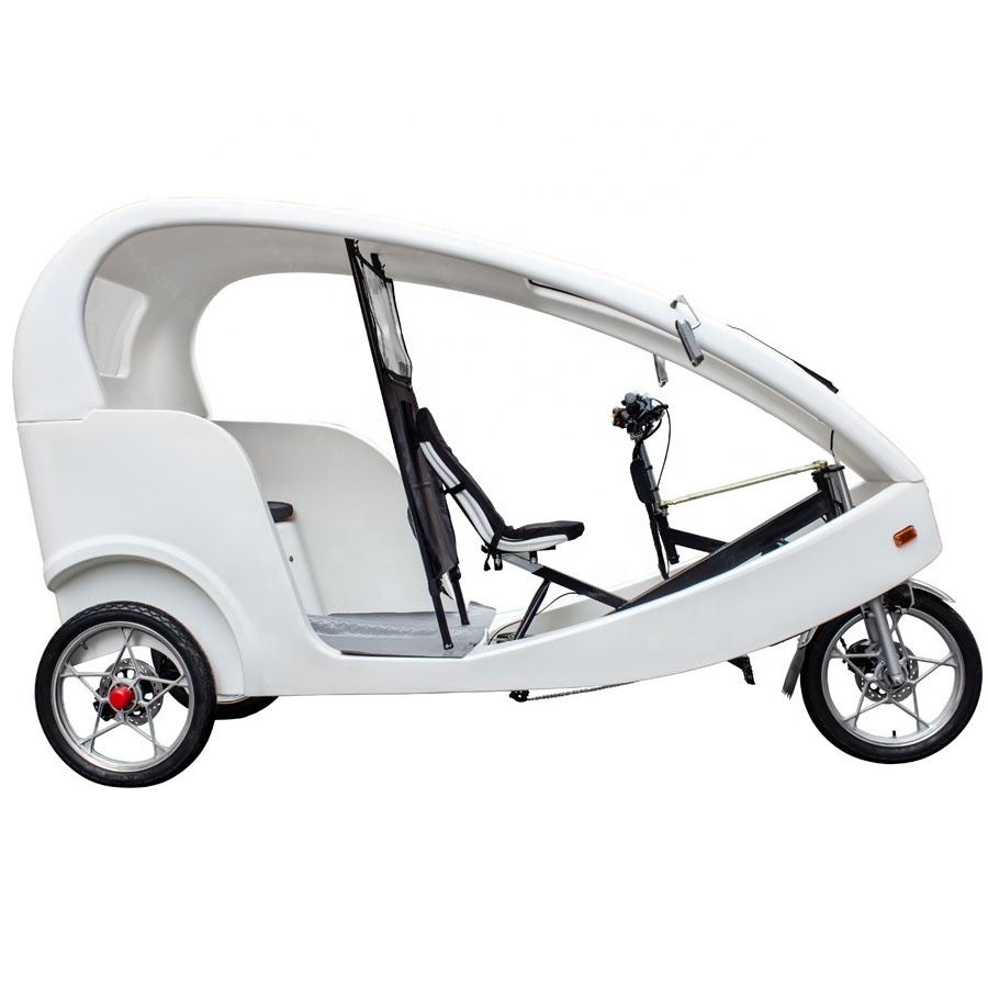 Low failure rate Ecologically business 3 wheel taxi 1000W Advertising in movement electric tricycle