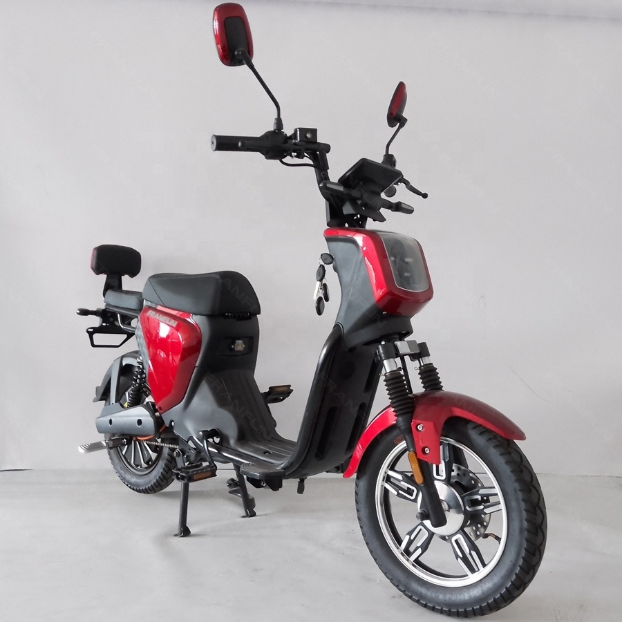 New design CE ROHS EEC COC approved two seats electric scooter with pedal for big kids moped