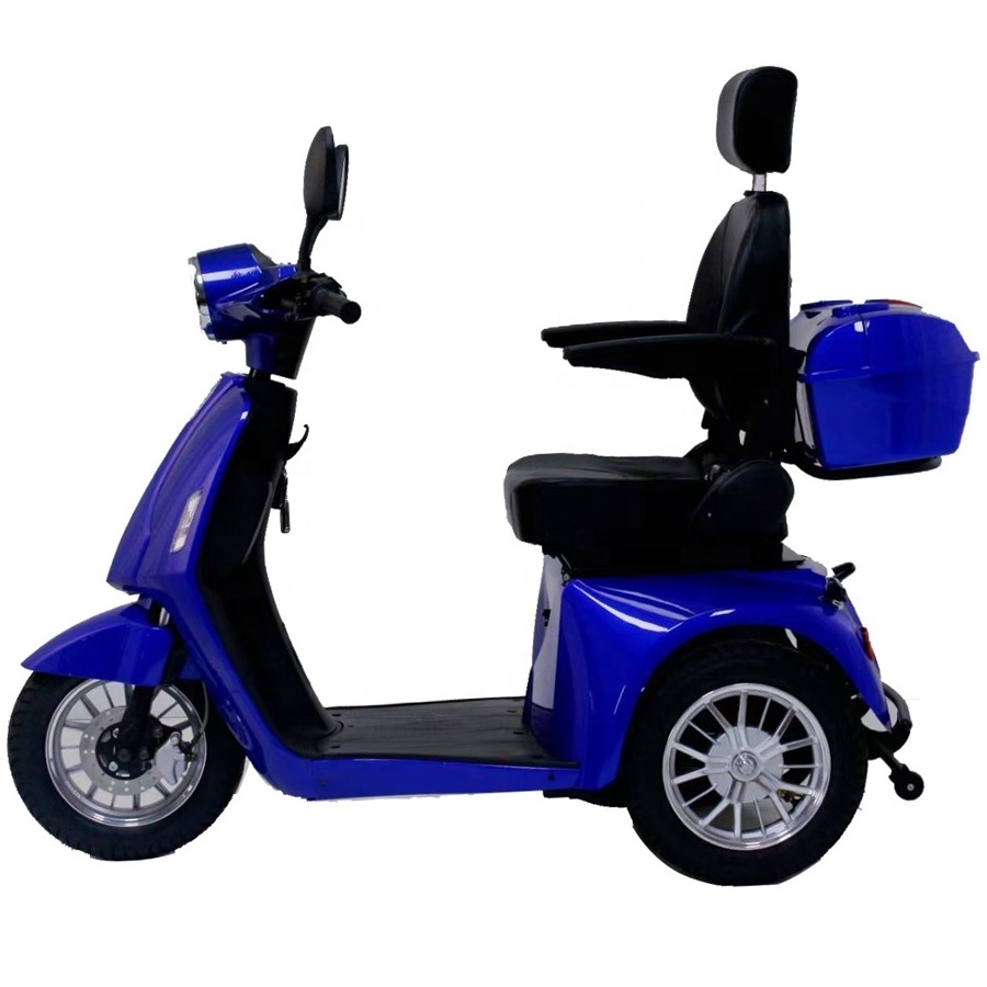 China EV Mobility scooters manufacturers 10 inch 60V Battery power wheelchair electric tricycle