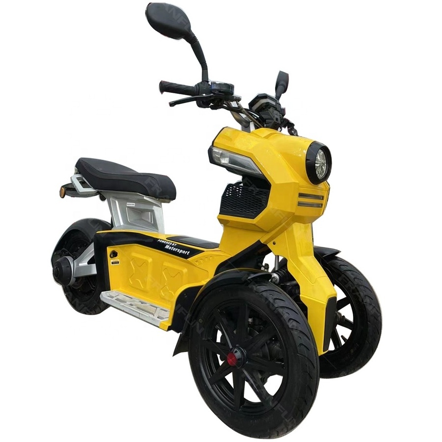 1500W EEC Double 60V26A Lithium battery electric battery operated three wheel vehicle