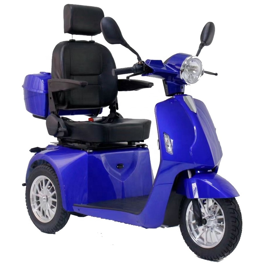 China EV Mobility scooters manufacturers 10 inch 60V Battery power wheelchair electric tricycle