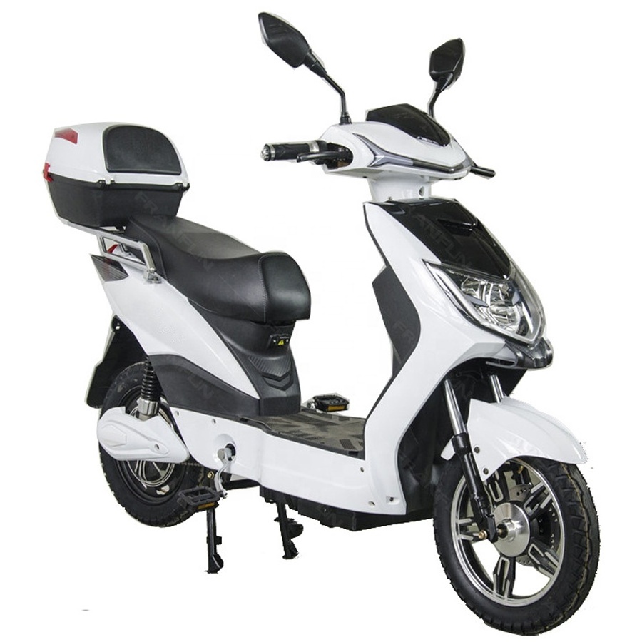 45KM/H 800W Full wheel hub motor 16 inch fat tire electric scooter moped with pedal