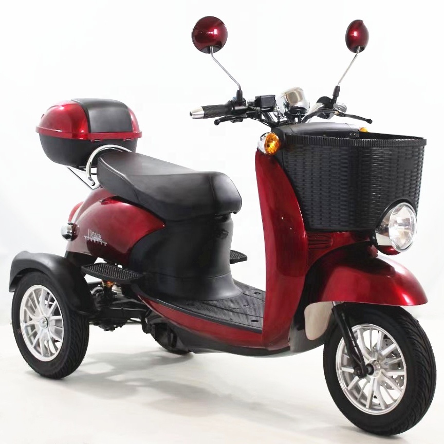 Scooter electrico de tres ruedas Leisure sports 60V three wheel 500W motor tricycle moped