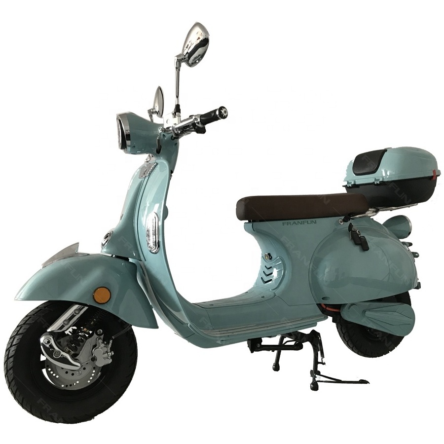 Gas motorcycle quality standards EEC 65KM/H lithium battery power retro electric motor scooter