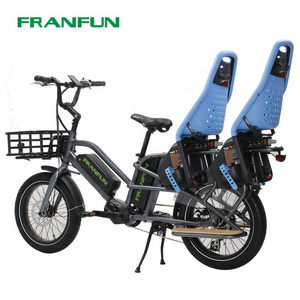 350W very good quality electric bicycle for mom and baby 2022 new style cargo bike with long distance