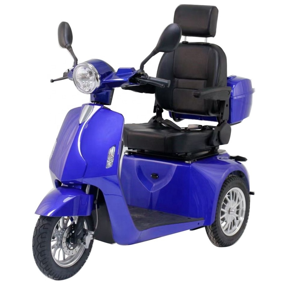 China EV Mobility scooters manufacturers 10 inch 60V Battery power wheelchair electric tricycle