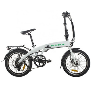 80km Long range CE RoHs certified Light weight Jaunty folding bike electric city bicycle 20 inch