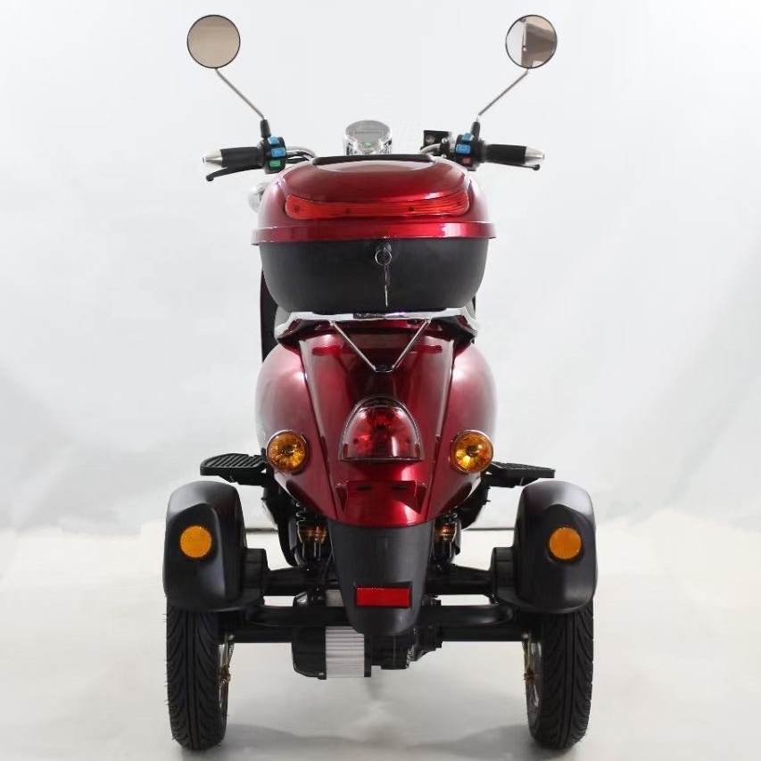 Scooter electrico de tres ruedas Leisure sports 60V three wheel 500W motor tricycle moped