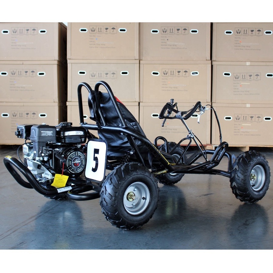 Hot selling 2WD Chassis frame Explore gasoline go karts junior 196CC engine drifting karting