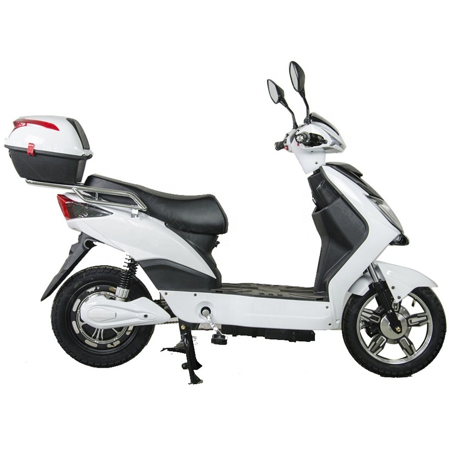 45KM/H 800W Full wheel hub motor 16 inch fat tire electric scooter moped with pedal