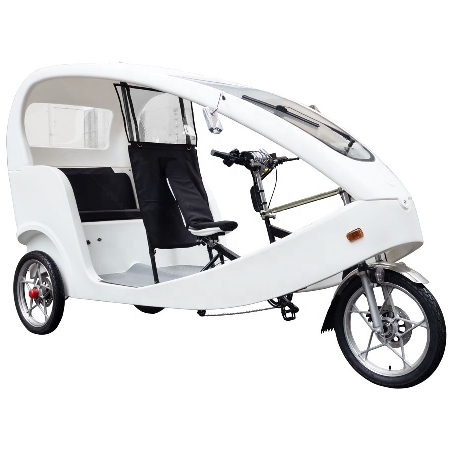 TRI-TAXI 1000W Ecologically Business shuttles City Sightseeing Pedal assist Pedicab tricycle