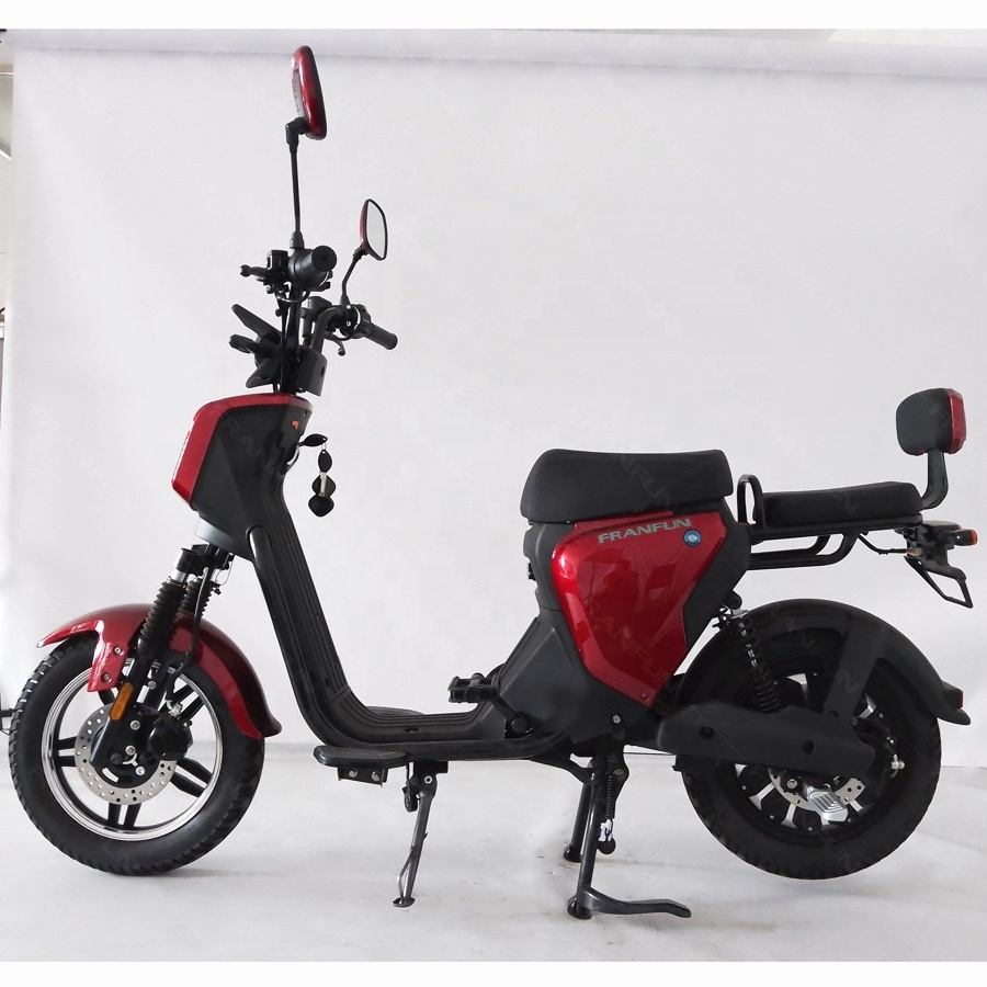 New design CE ROHS EEC COC approved two seats electric scooter with pedal for big kids moped