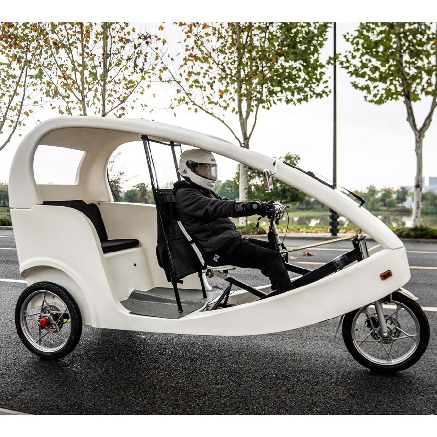 TRI-TAXI 80KM Taxi Electric Touring Tricycle 1000W Powerful Ecologically Business Shuttles