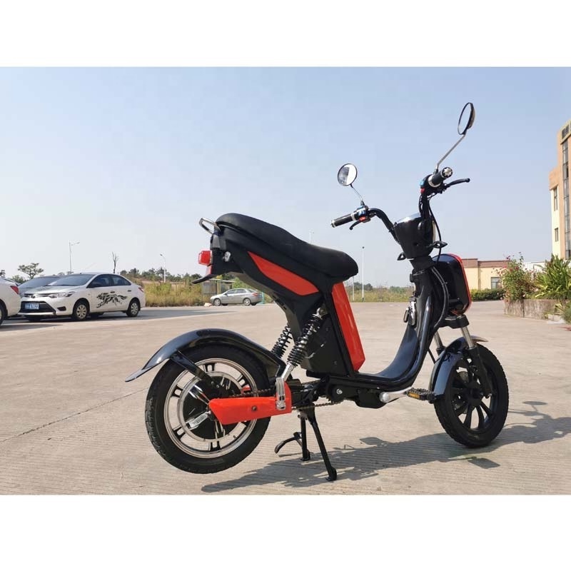 FRANFUN electric moped with pedals 500w48v adult electric scooter with 16/18 inch wheel