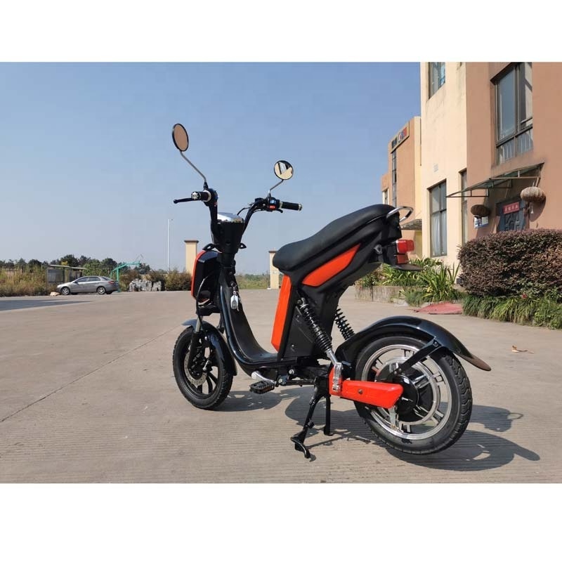 FRANFUN electric moped with pedals 500w48v adult electric scooter with 16/18 inch wheel