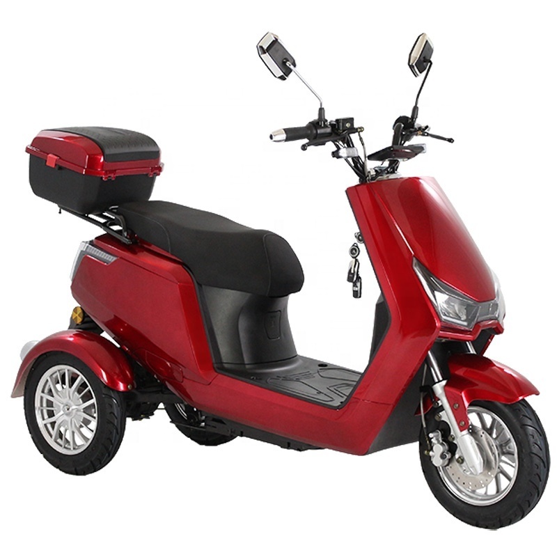 60V Off-road All-Terrain three wheels electric scooter 500W motor powerful tricycle