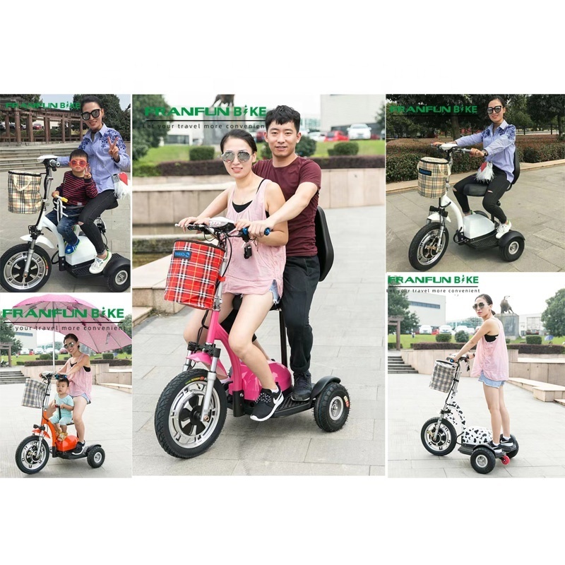 Featured design 500W 3 wheel electric scooter three wheel zappy mobility e scooter