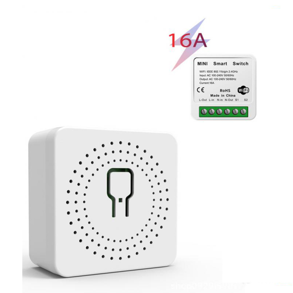 Tuya 16A Smart Switch Wifi module smart breaker smart life app remote control switch voice relay timer Google Home Alexa