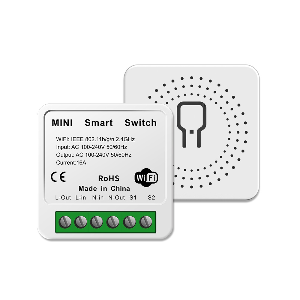 Tuya 16A Smart Switch Wifi module smart breaker smart life app remote control switch voice relay timer Google Home Alexa