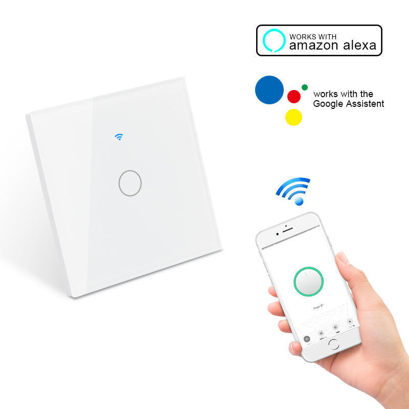 Smart Home indoor light 2 gang Switch APP Wifi Power Electrical Switch