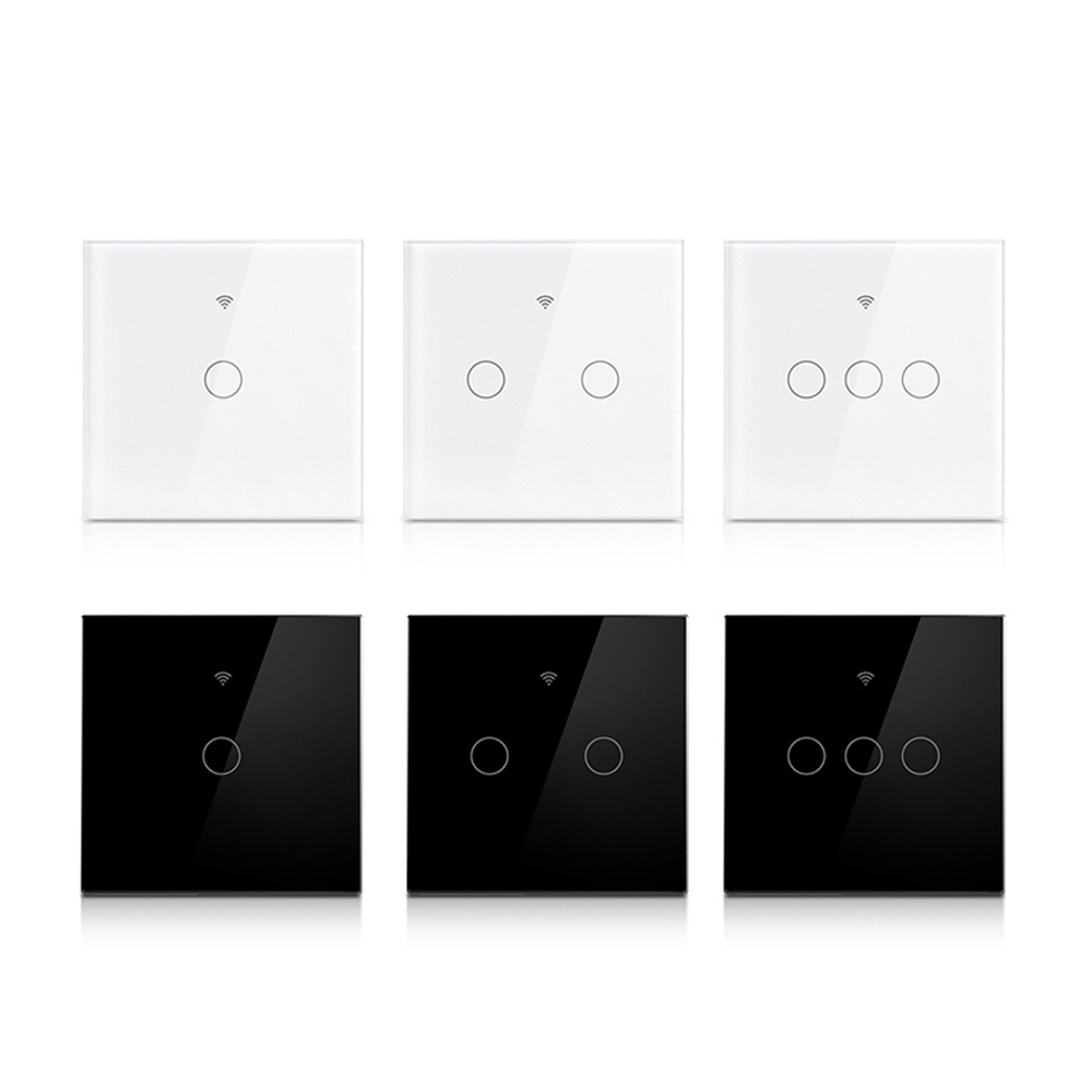 Smart Home indoor light 2 gang Switch APP Wifi Power Electrical Switch