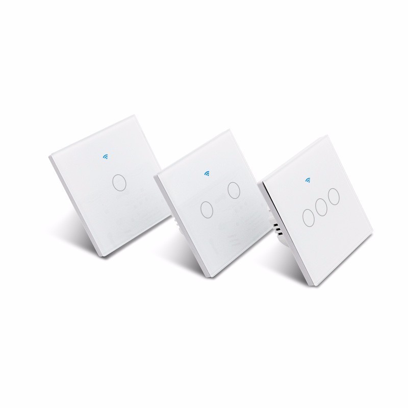 Smart Home indoor light 2 gang Switch APP Wifi Power Electrical Switch