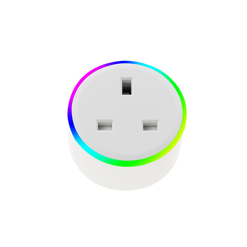 UK Standard Wireless Tuya Smart wifi plug socket 16A Energy Power Monitor Timer Compatible with Alexa, Google Home